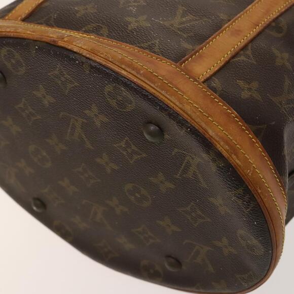 LOUIS VUITTON Monogram Bucket GM Shoulder Bag M42236 LV Auth  LOUIS VUITTON Monogram Bucket GM Shoulder Bag M42236